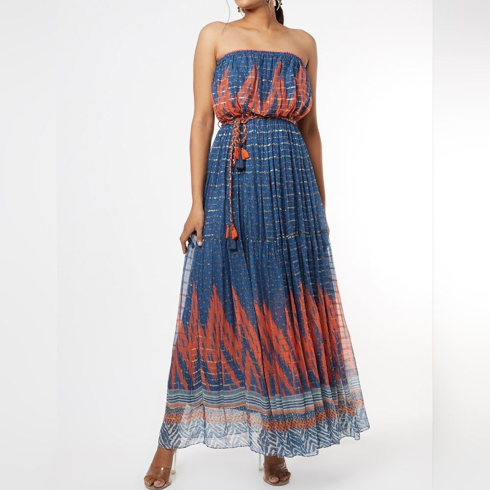 NWT ANTHRO | $298 Verb By Pallavi Singhee Maxi Dress - Picture 3 of 13